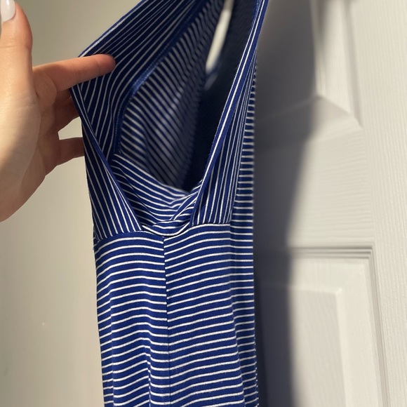 Banana Republic Blue and White Striped Tank Top - Picture 3 of 4